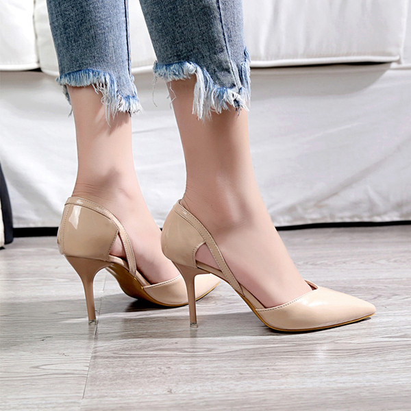 Stílusos női cipő magassarkúval, három színben