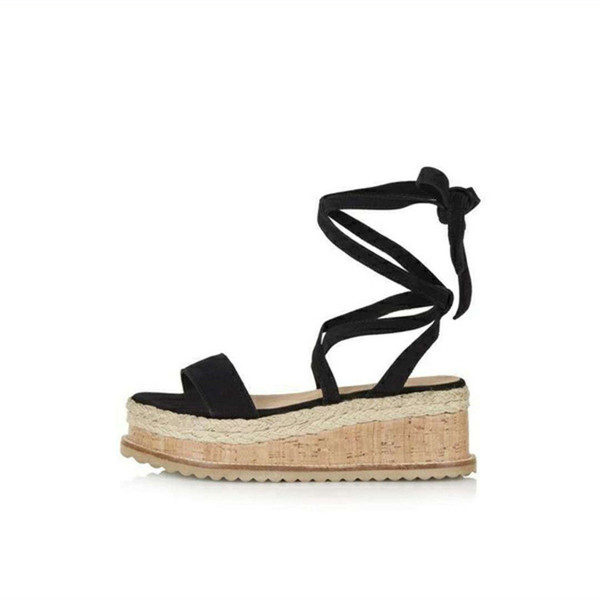 Μοντέρνα γυναικεία σανδάλια με ψηλά πέλματα και κορδόνια σε διάφορα χρώματα