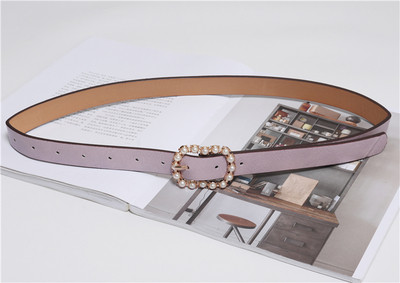 Stílusos női bőr öv gyöngyökkel több színben