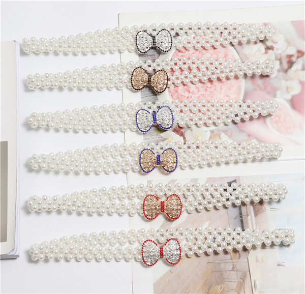 Κομψή ζώνη από πέρλες με κορδέλα σε διάφορα χρώματα