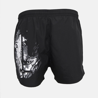 Alkalmi férfi rövidnadrág fekete mintával - két modell