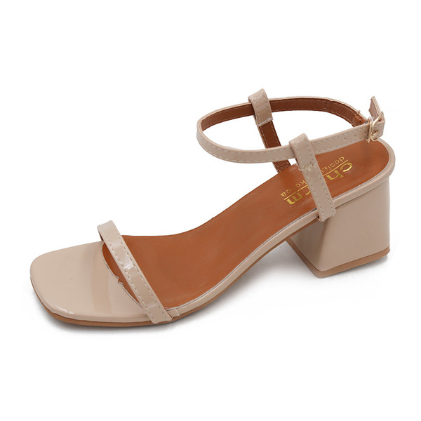 Alkalmi női szandál sarokkal, három színben