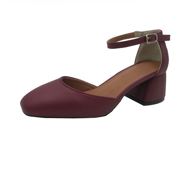 Női aktuális, kerek sarkú szandál három színben