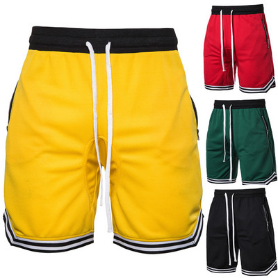 Ежедневни къси мъжки панталони с еластична талия в няколко цвята