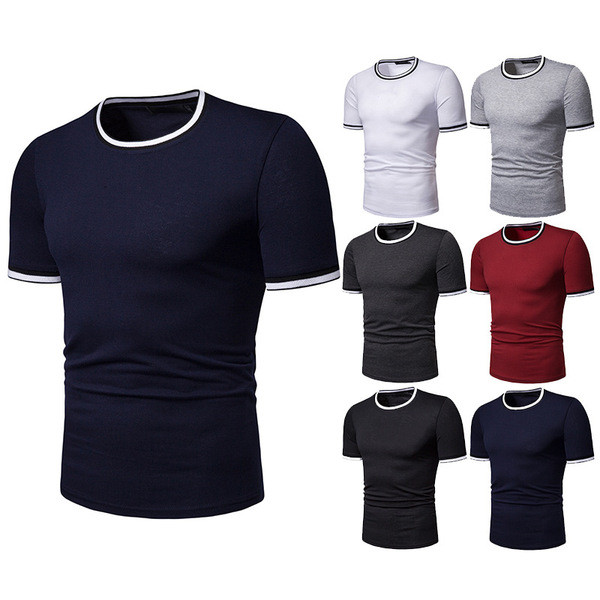 Alkalmi férfi póló sima modell különböző színekben