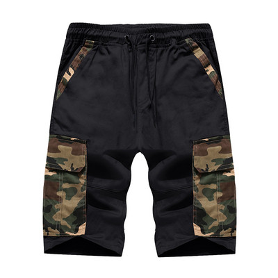 Modern rövidnadrág terepszínű motívumokkal, két színben