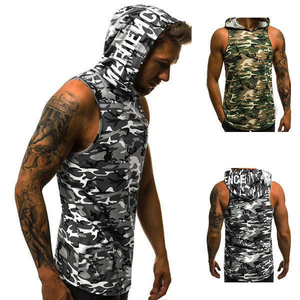 Férfi lezser felső, kapucnival és felirattal két színben