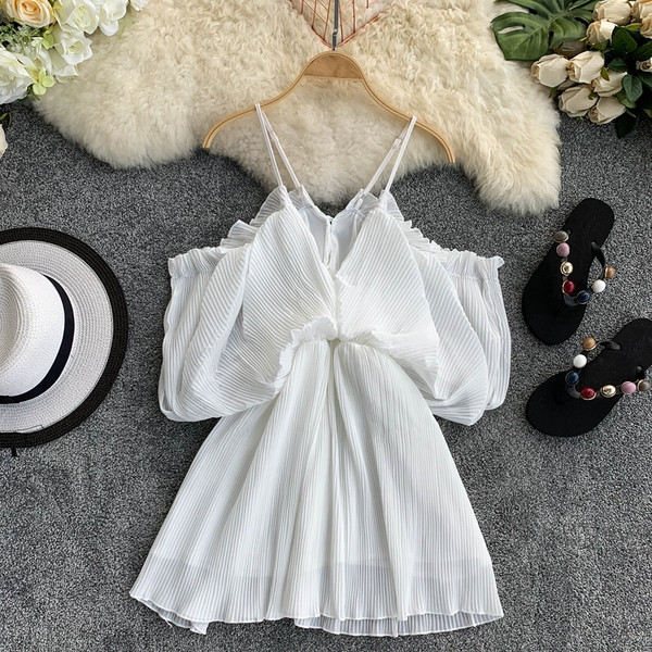 Stílusos női ruha három színben