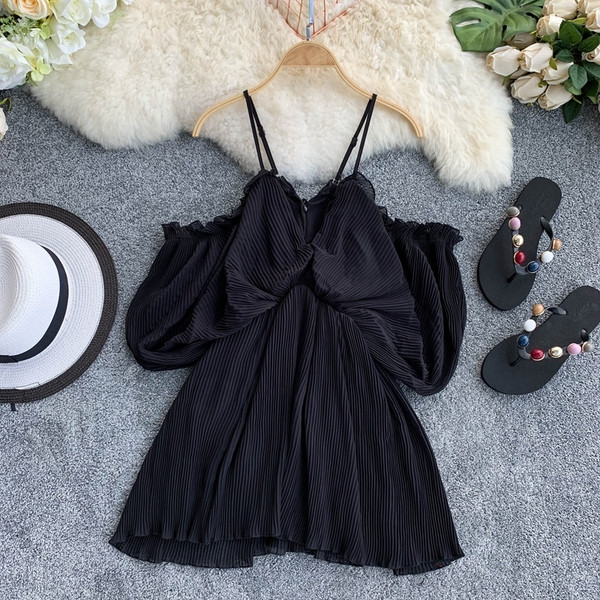 Stílusos női ruha három színben