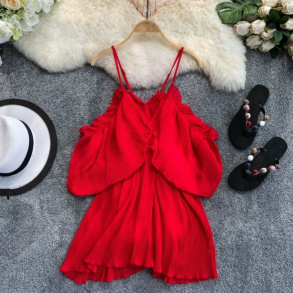 Stílusos női ruha három színben