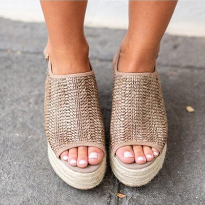 Modern női szandál platformmal, három színben