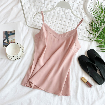 Γυναικείο κομψό αμάνικο με λεπτές λωρίδες σε διάφορα χρώματα