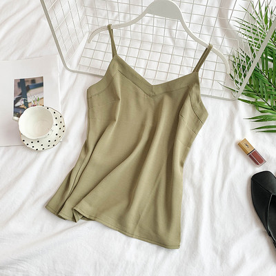 Γυναικείο κομψό αμάνικο με λεπτές λωρίδες σε διάφορα χρώματα