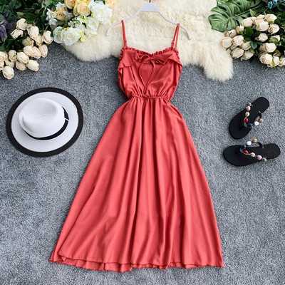 Stílusos női nyári ruha többféle színben