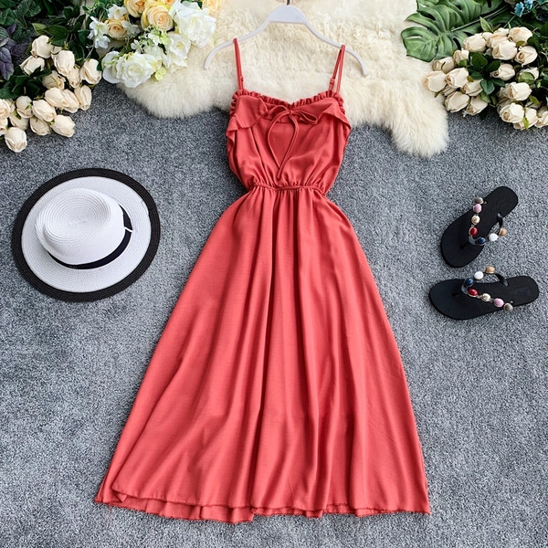 Stílusos női nyári ruha többféle színben