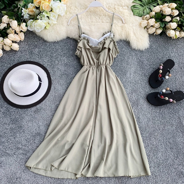 Stílusos női nyári ruha többféle színben