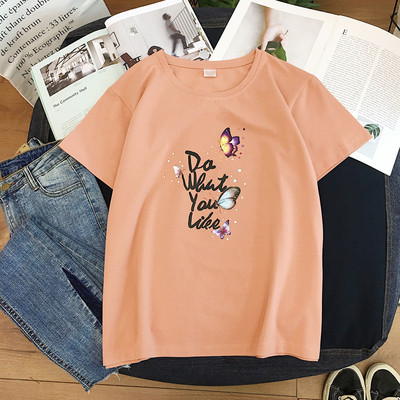 Női alkalmi póló négy színben, rátéttel