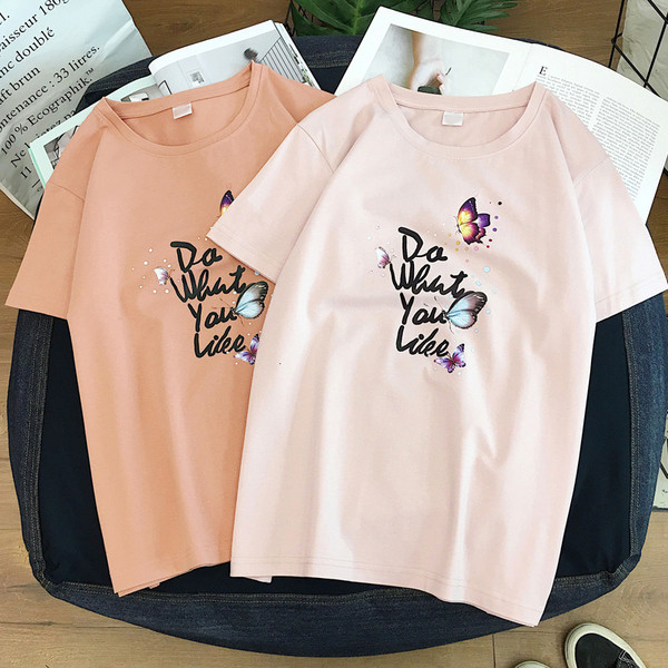 Női alkalmi póló négy színben, rátéttel