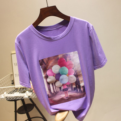 Női alkalmi póló három színben rátéttel