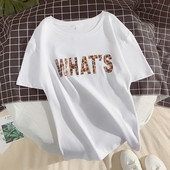 Aktuális női póló három színben felirattal