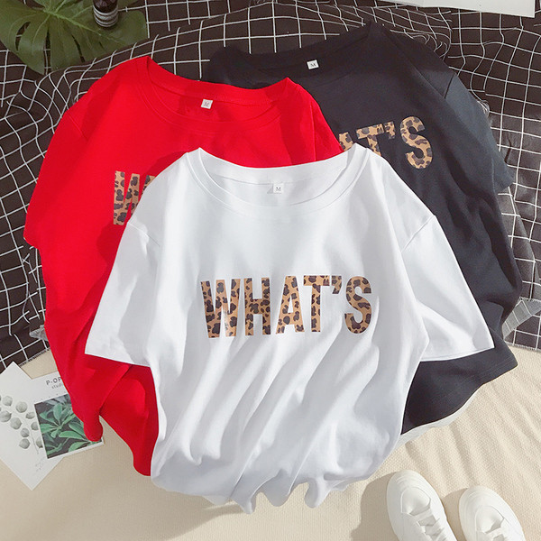 Aktuális női póló három színben felirattal