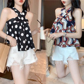 Model modern de top de dama cu croiala in doua culori