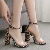 ΝΕΑ μοντέρνα μοντέρνα γυναικεία σανδάλια με τακόυνι 11 cm