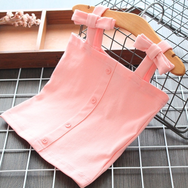 Gyerek felső lányoknak sárga és rózsaszín színben