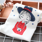 Gyerek póló rátéttel lányoknak