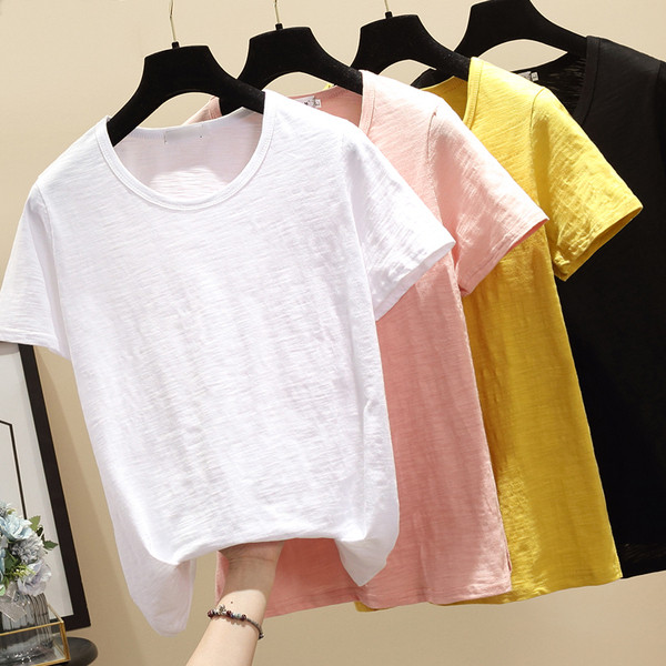 Γυναικεία μπλούζα σε τέσσερα χρώματα με λαιμόκοψη