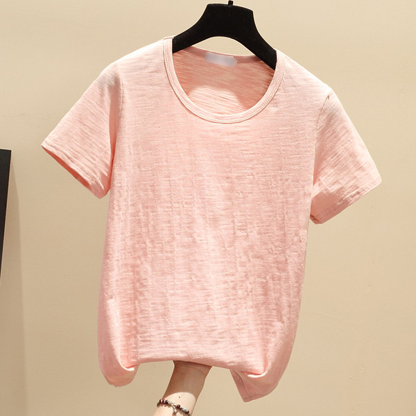 Γυναικεία μπλούζα σε τέσσερα χρώματα με λαιμόκοψη