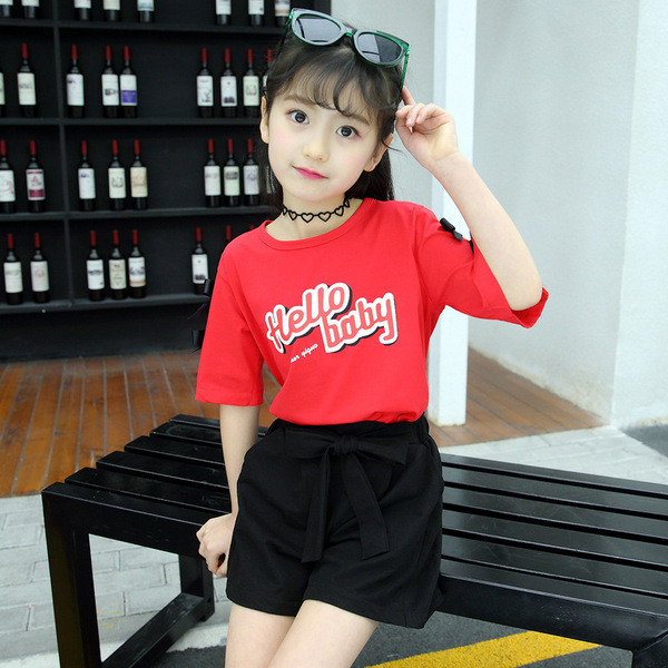 Modern gyerek szett lány nadrághoz és blúzhoz