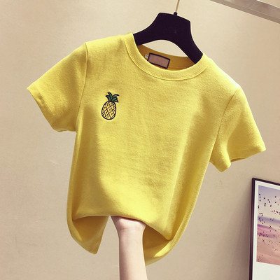 Női alkalmi póló négy színben hímzéssel