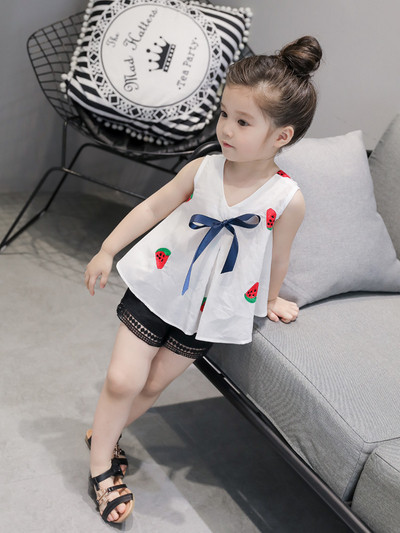 Set copii pentru fete maiou și pantaloni