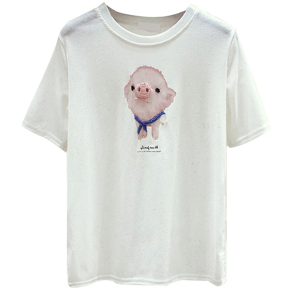 Κομψό  γυναικείο μπλουζάκι σε τρία χρώματα με εφαρμογές