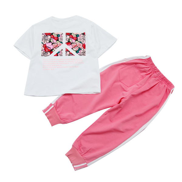 Modern gyerek nadrág és blúz szett lányoknak két színben