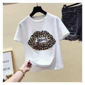 Modern női póló fehér és fekete színben