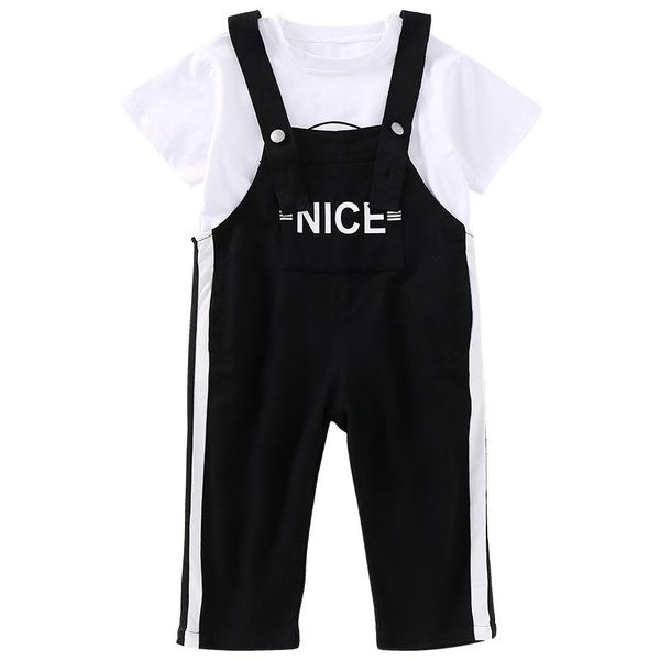 Set salopeta si bluza pentru copii in doua culori pentru fete