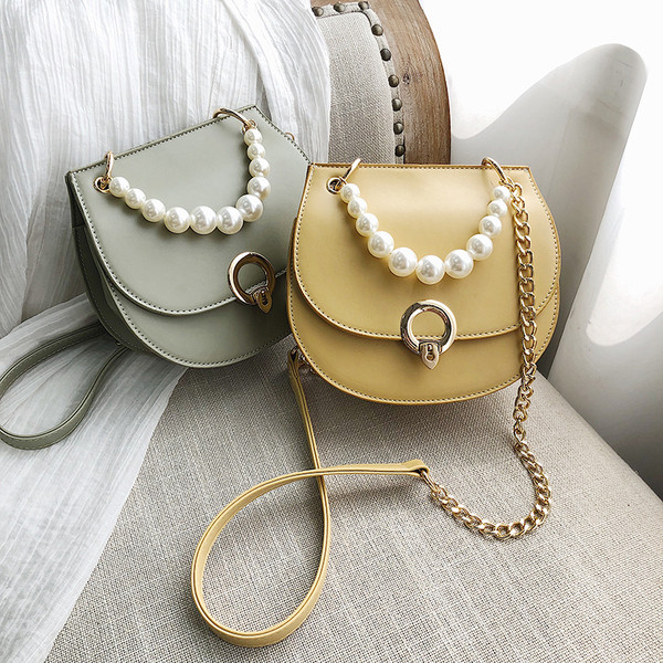 Модерна дамска чанта от еко кожа в три цвята с къса и дълга дръжка 