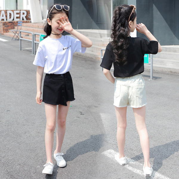 Нов модел детски панталон-пола за момичета 