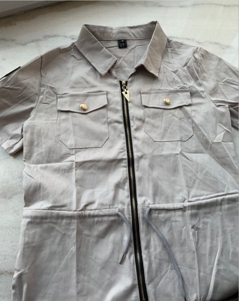 Ежедневен дамски гащеризон с цип в няколко цвята 