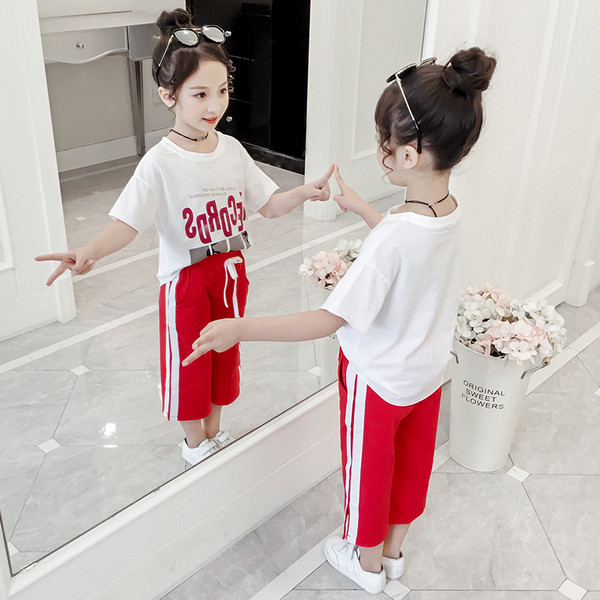 Set copii pentru fete in rosu si negru