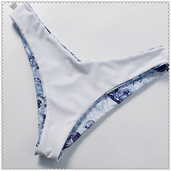 Дамски модерен бански с апликация 