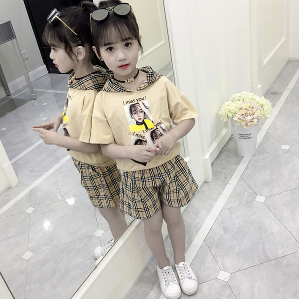 Set modern pentru copii pentru fete in galben si roz