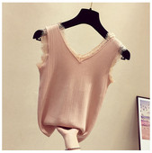 Maieu de damă în cinci culori, cu decolteu în V