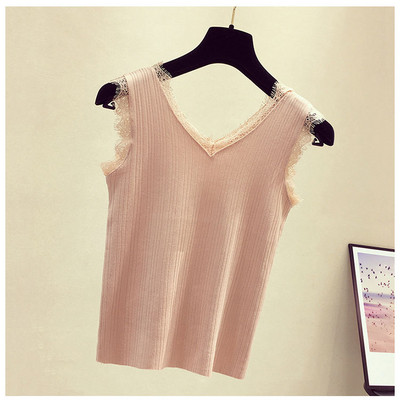 Maieu de damă în cinci culori, cu decolteu în V