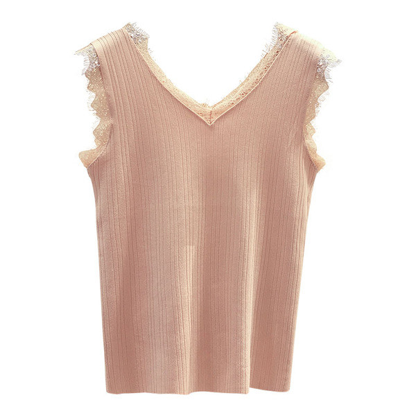 Maieu de damă în cinci culori, cu decolteu în V