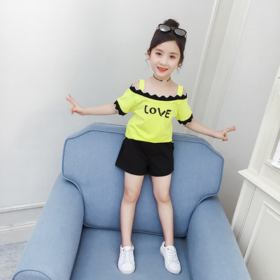 Модерен детски комплект в няколко цвята блуза и панталон