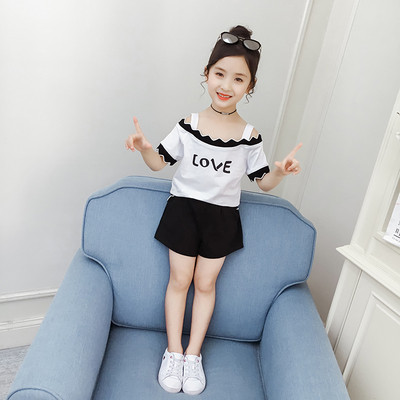 Модерен детски комплект в няколко цвята блуза и панталон