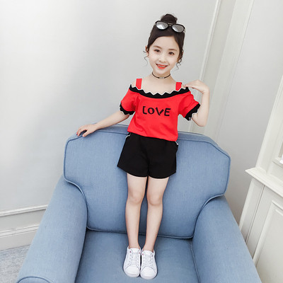 Модерен детски комплект в няколко цвята блуза и панталон